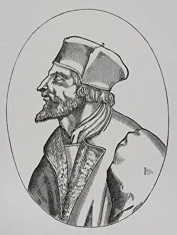 Bohemian Prints: Jan Hus (1369-1415). Czech theologian and philosopher