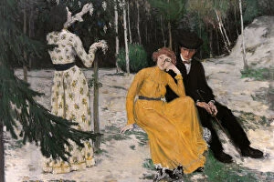 Images Dated 9th October 2014: Jan Preisler (1872-1918). Czech painter. Lovers, 1905. Natio