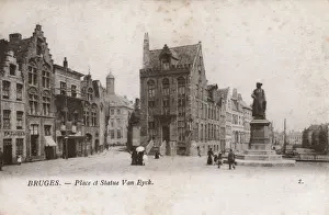 Eyck Prints: Jan van Eyck Square, Bruges, Belgium