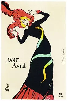 Jane Prints: Jane Avril / Lautrec 1899