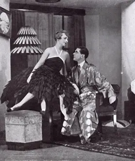 Michel Prints: Jane Renouard in Eve Toute Nue, at the Theatre Michel, Paris
