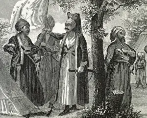 Janissaries. Elite infantry units that formed the Ottoman Su