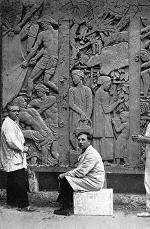 Images Dated 27th October 2015: Janniot frieze at the Palais de la Porte Dor饬1931