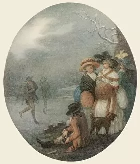 Genteel Gallery: January Skating 1788