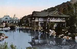 Japan British Prints: Japan-British Exhibition - White City - The Garden of Peace
