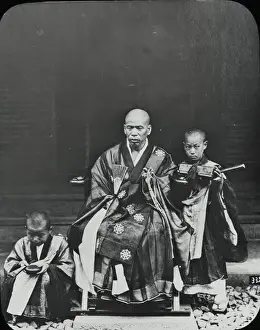 Spoked Prints: Japan - Buddhist Osho or Chief Priest