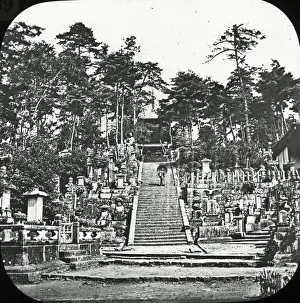 Sect Prints: Japan - Cemetary of Kurodani Temple