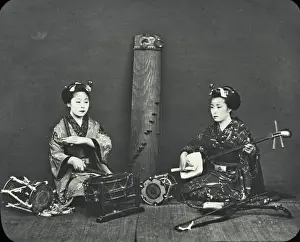 Japan - A collection of musical instruments