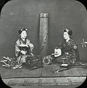 Japan - A collection of musical instruments