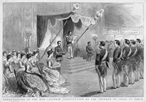 Canopy Prints: Japan / Constitution / 1889