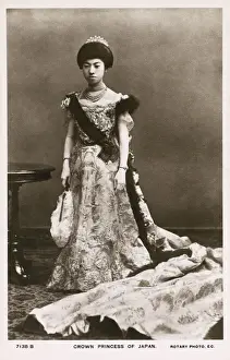 Dowager Prints: Japan - The Crown Princess (later Empress) Teimei