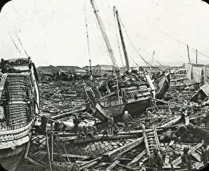Bits Prints: Japan - The effects of a Typhoon (or storm)