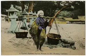 Yolk Prints: Japan - A Farmers Wife in her working attire