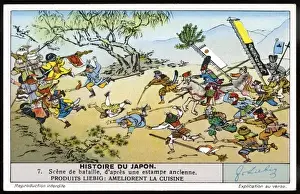 Feudal Prints: Japan - Feudal Battle