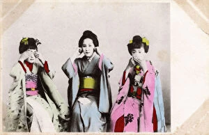 Hair Gallery: Japan - Geisha - See no evil, Hear no evil, speak no evil