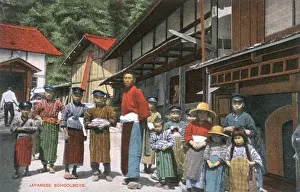 Japan - Group of Schoolboys