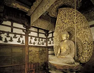 Honshu Prints: JAPAN. HONSHU. KYOTO. Kyoto. Buddha of the Byodoin