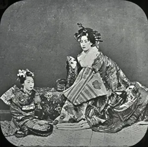 Japan - Posturing and Dancing girls