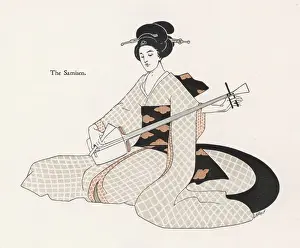 Samisen Prints: Japan - the Samisen