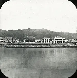 Japan - Settlement at Kobe from the sea