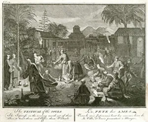 Offer Prints: Japan Soul Festival Religion 1737 Souls Japanese