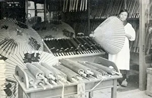 Umbrellas Collection: Japan - Umbrella Maker
