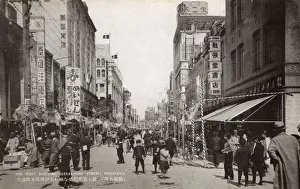 Japan - Yokohama - Bustling Isesaki-Cho Street
