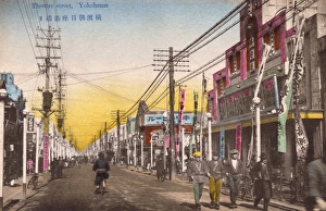 Images Dated 7th January 2011: Japan - Yokohama - Theatre Street
