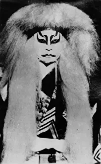 Masque Prints: Japanese Acting Mask