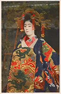 Japanese actress in spectacular costume