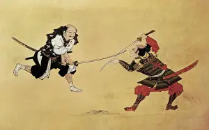 Wrestlers Prints: Japanese art