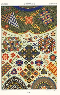 Wall Decor Prints: Japanese art: cloisonne enamel