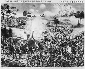 Tsing Prints: Japanese attack on Tsing-Tao