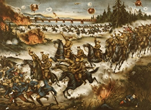 The Japanese cavalry taken possession of Khobarovsk pursuing The Japanese cavalry taken possession of Khobarovsk pursuing
