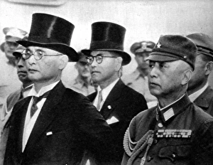 Images Dated 10th October 2004: Japanese Emissaries at the Surrender of Japan, 1945