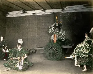 Exhibits Prints: Japanese flower festival