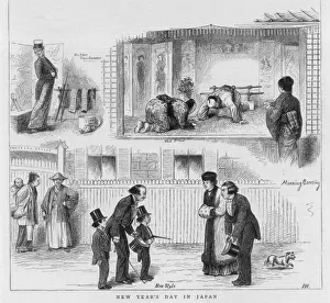 Difference Prints: Japanese Greeting / 1878