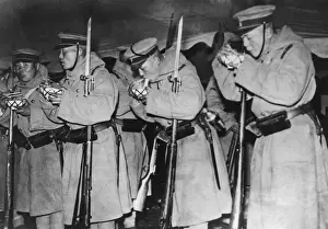 Japanese infantry eat rice
