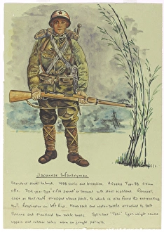 Images Dated 1st December 2015: Japanese Infantryman
