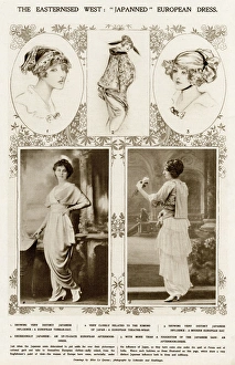 Images Dated 28th December 2016: Japanese influene in womens clothing 1913