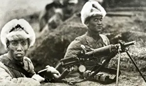 Furry Prints: Japanese machine gunners at Chinchow (Jinzhou), China