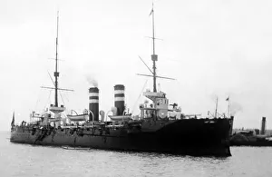 Spithead Prints: Japanese Man of War battleship, Spithead Review in 1902