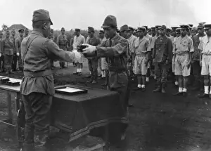 Awards Prints: Japanese marines decorated