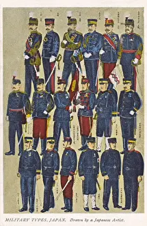 Russo Prints: Japanese Military Types - Officers / Personnel
