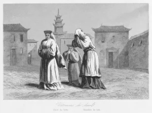 New Images July 2023 Prints: Japanese people in mourning dress