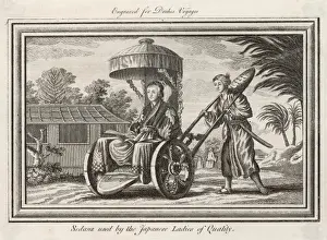 Rick Shaw Prints: Japanese Push-Rickshaw