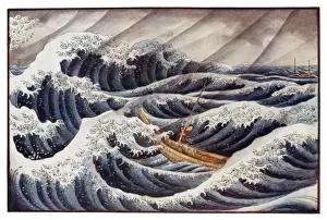 Phenomena Prints: A Japanese Storm at Sea