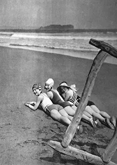 Three Japanese swimmers