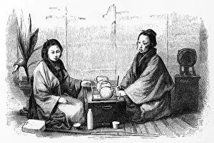 Sake Prints: Japanese Tea and Saki