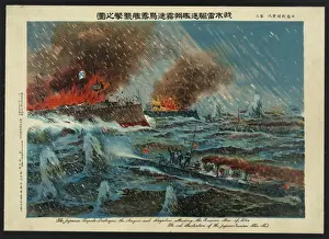 Destroyers Prints: The Japanese torpedo destroyers, the Asagiri and Hayadori, a